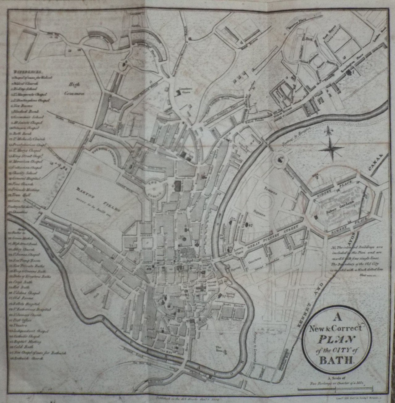 Map of Bath - Bath